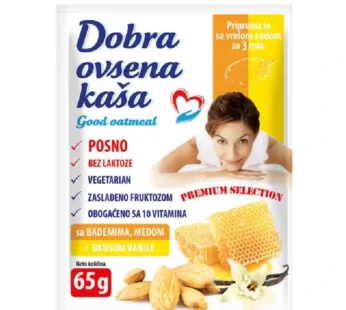 KAŠA OVSENA BADEM I MED 60G DOBRA