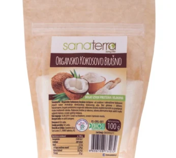 KOKOSOVO BRAŠNO ORGANSKO 100G SANATERRA