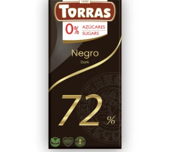 ČOKOLADA TAMNA 72% 75G TORRAS