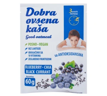 KAŠA OVSENA BOROVNICA I CHIA 60G DOBRA