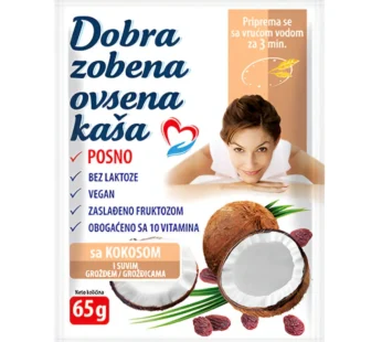 KAŠA OVSENA KOKOS 60G DOBRA