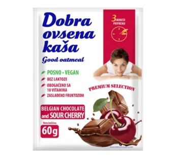KAŠA OVSENA ČOKOLADA I VIŠNJA 60G DOBRA