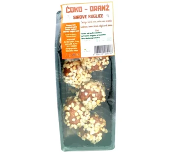 KUGLICE SIROVE ORANŽ ČOKO 120G BIO KUTAK
