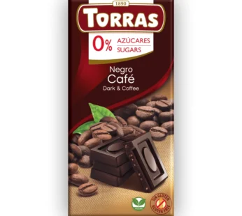 ČOKOLADA TAMNA KAFA 75G TORRAS