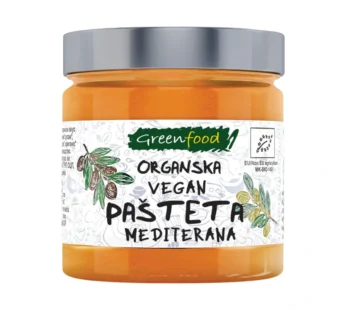 PAŠTETA MEDITERAN 185G GREEN FOOD