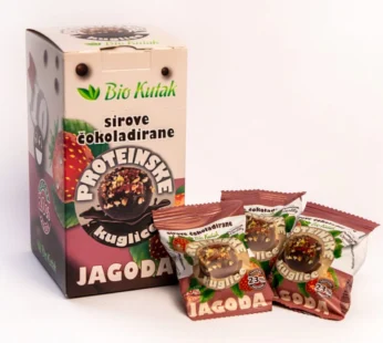 KUGLICE PROTEINSKE JAGODA 30G BIOKUTAK
