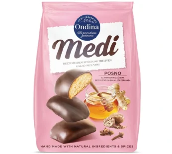 MEDENJAK SA KAKAO PRELIVOM I POMORANDŽOM 250G ONDINA