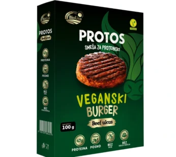 BURGER SMESA VEGANSKA JUNETINA 100G PROTOS