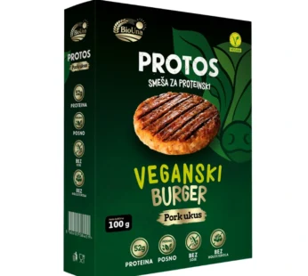 BURGER SMESA VEGANSKA SVINJETINA 100G PROTOS