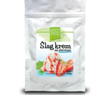 ŠLAG KREM SA STEVIOM 100G BIOLINE